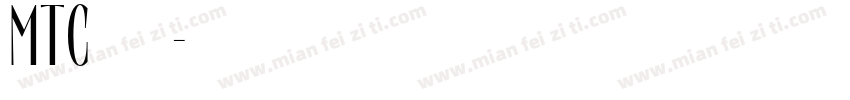 MTC 字体字体转换